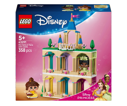 Klocki LEGO® LEGO DISNEY 43291 Mała Bella i Tiana z zamkiem